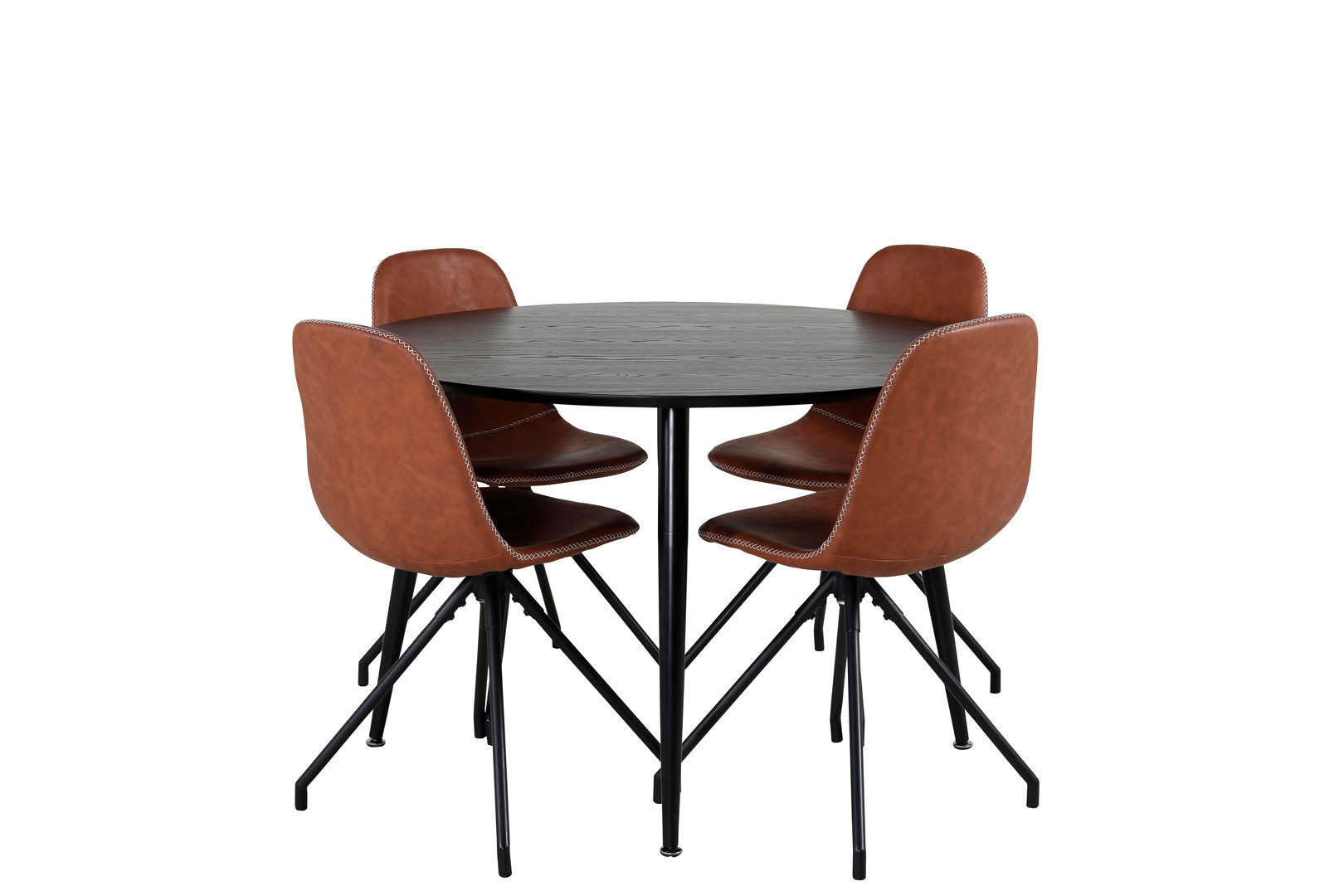 TISCHGRUPPE Braun - Braun, Holzwerkstoff (115/75/115cm) - ebuy24
