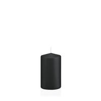 STUMPENKERZEN Schwarz Ø 58 x 100 mm, 16 Stück - Schwarz, Paraffin (6/10cm) - Wiedemann Kerzen