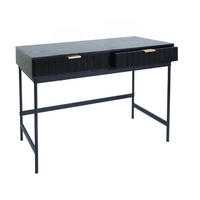 KONSOLENTISCH eckig Schwarz - Schwarz, Holzwerkstoff (40/100/85cm) - MCW