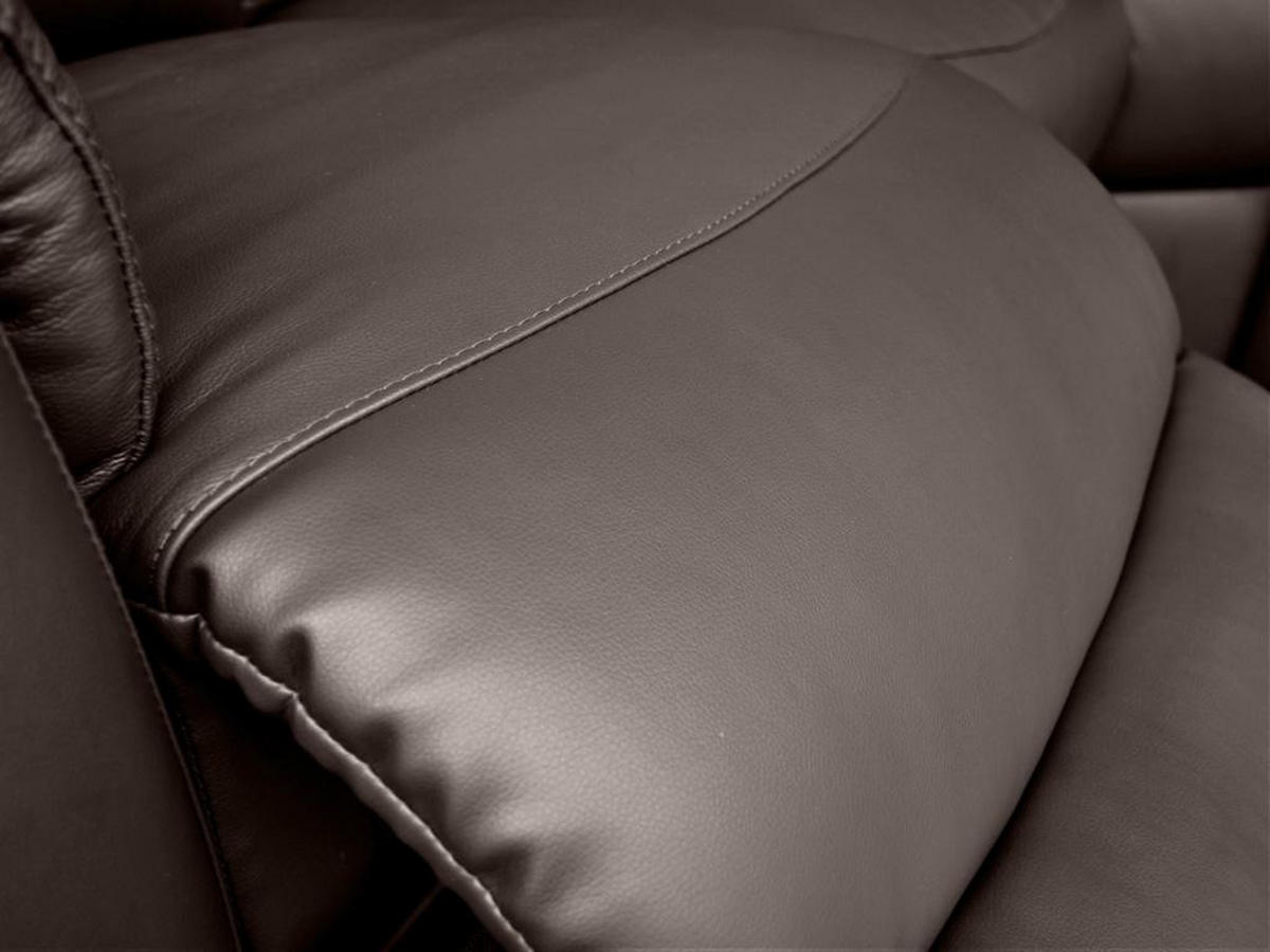 RELAXSOFA Leder Ecksofa - Braun - EVASION - Braun, Leder (217/217cm) - Vente-Unique