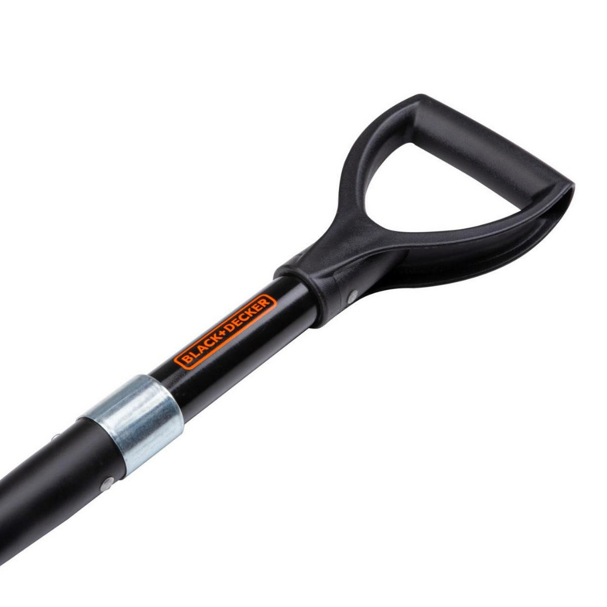 MINI SCHAUFEL 67 cm Schwarz Orange Kompakt Ergonomisch - Schwarz/Orange, Metall (15/67/6cm) - Black & Decker