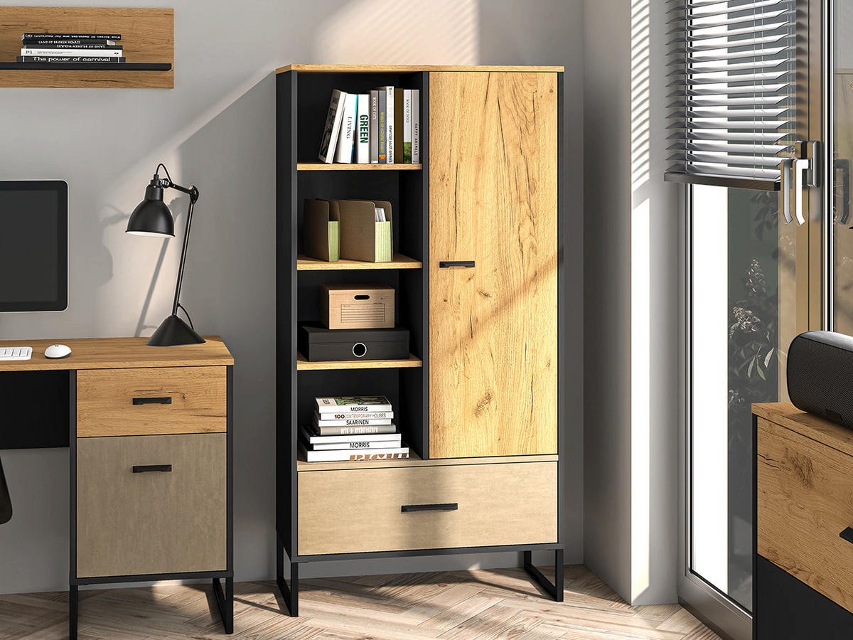 STANDREGAL – COLT 04 – 80 cm – Colt – Eichefarben - Eichefarben, Holzwerkstoff (80/157/40cm) - hi-markt