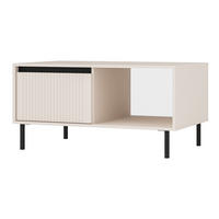 COUCHTISCH OSTIA 100,2/50/60 cm Beige - Beige, Holzwerkstoff (60/100.2/50cm) - MASSENO