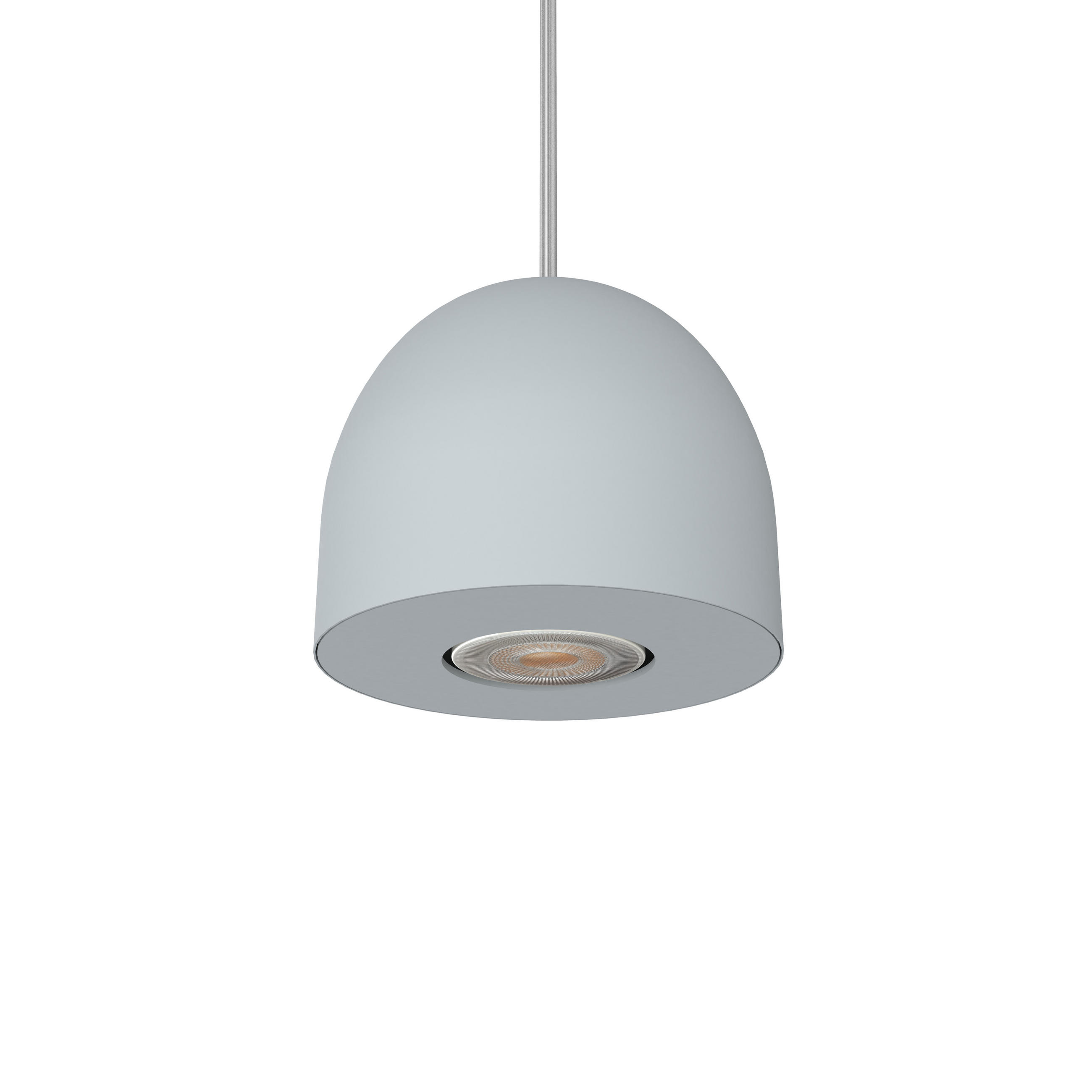 HÄNGELEUCHTE Campanella - Grau, Metall (10/8/120cm) - Lumicom