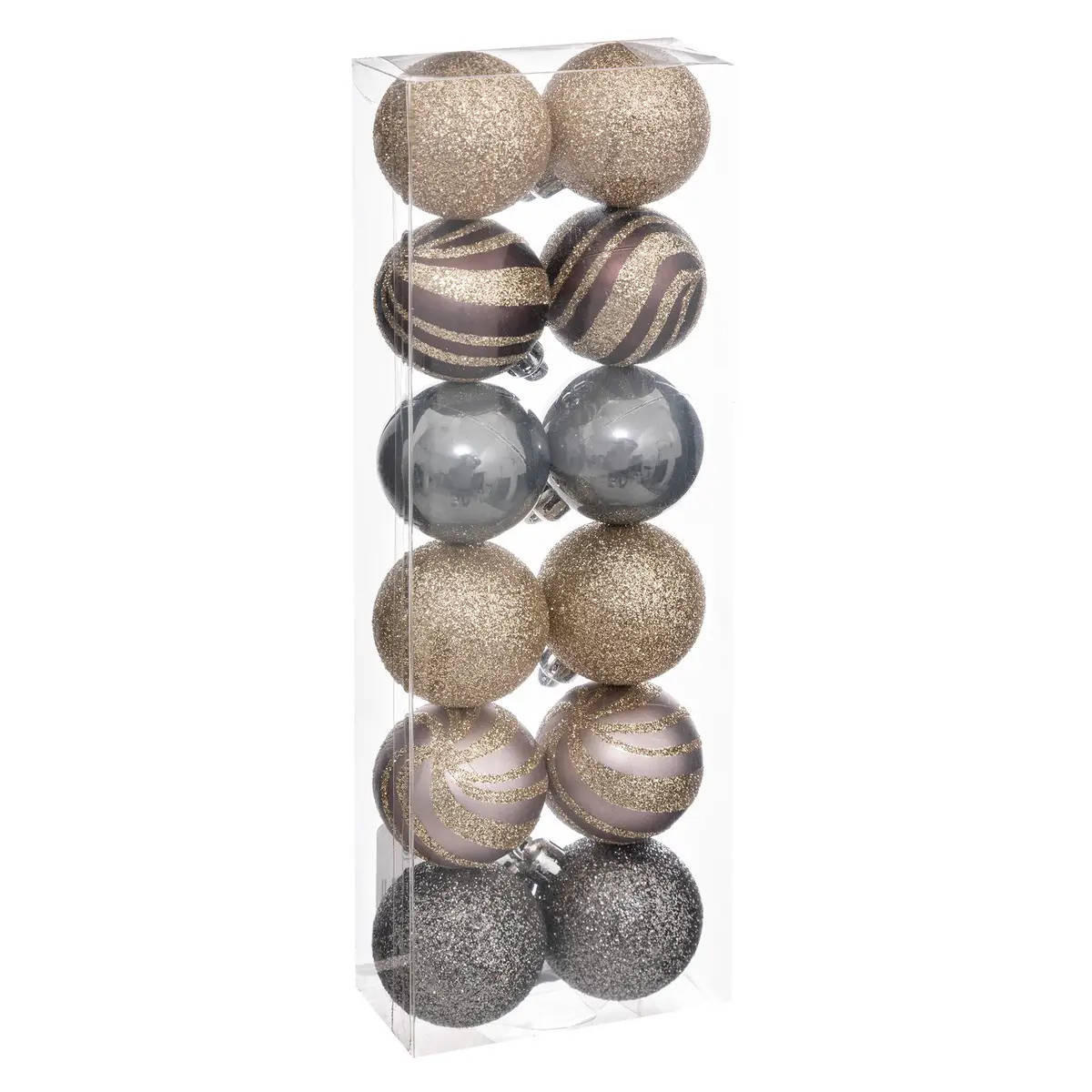 WEIHNACHTSKUGELN 4 cm 12er-Set - Goldfarben, Kunststoff (4/5.3/4cm) - Atmosphera Createur d´interieur