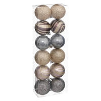 WEIHNACHTSKUGELN 4 cm 12er-Set - Goldfarben, Kunststoff (4/5.3/4cm) - Atmosphera Createur d´interieur