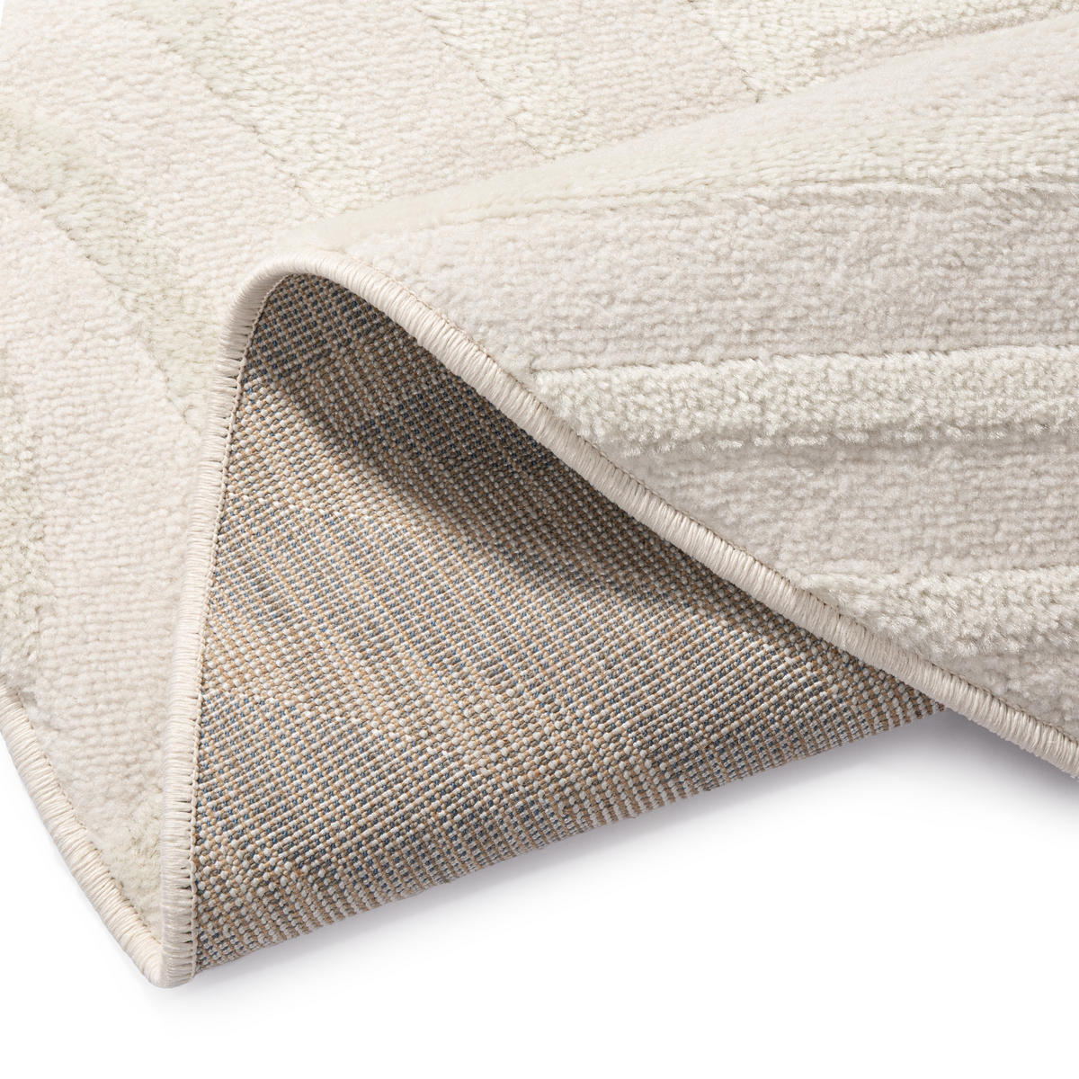 TEPPICH HYGGE Creme, rund 200/200 cm - Creme, Textil (200/200cm) - Tapiso