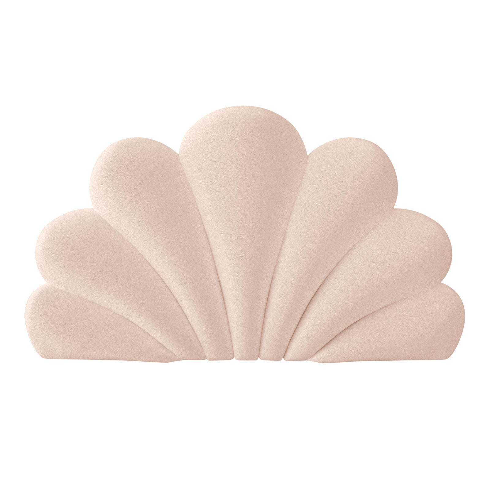DEKOKISSEN SHELL Rosa - Pink, Textil (90/150cm) - Vercart