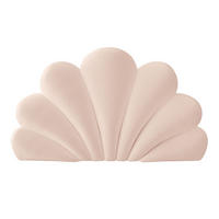 DEKOKISSEN SHELL Rosa - Pink, Textil (90/150cm) - Vercart