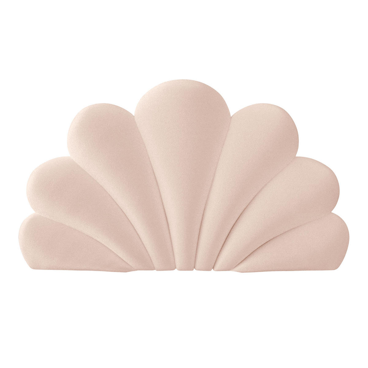 DEKOKISSEN SHELL Rosa - Pink, Textil (90/150cm) - Vercart