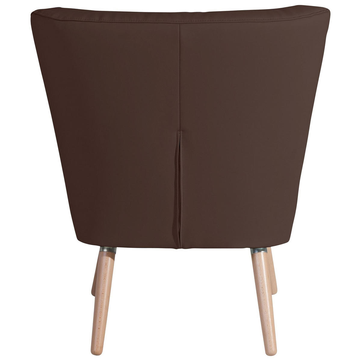 SESSEL Kassi Bezug Kunstleder Buche natur / braun - Braun, Kunststoff (69/80/68cm) - 58aufmkessel