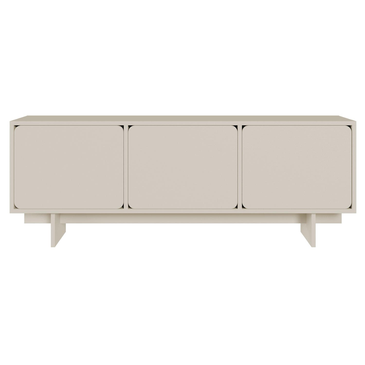 TV-LOWBOARD Wuwu Greige 150 cm - Taupe, Holzwerkstoff (150.4/55/35cm) - Selsey