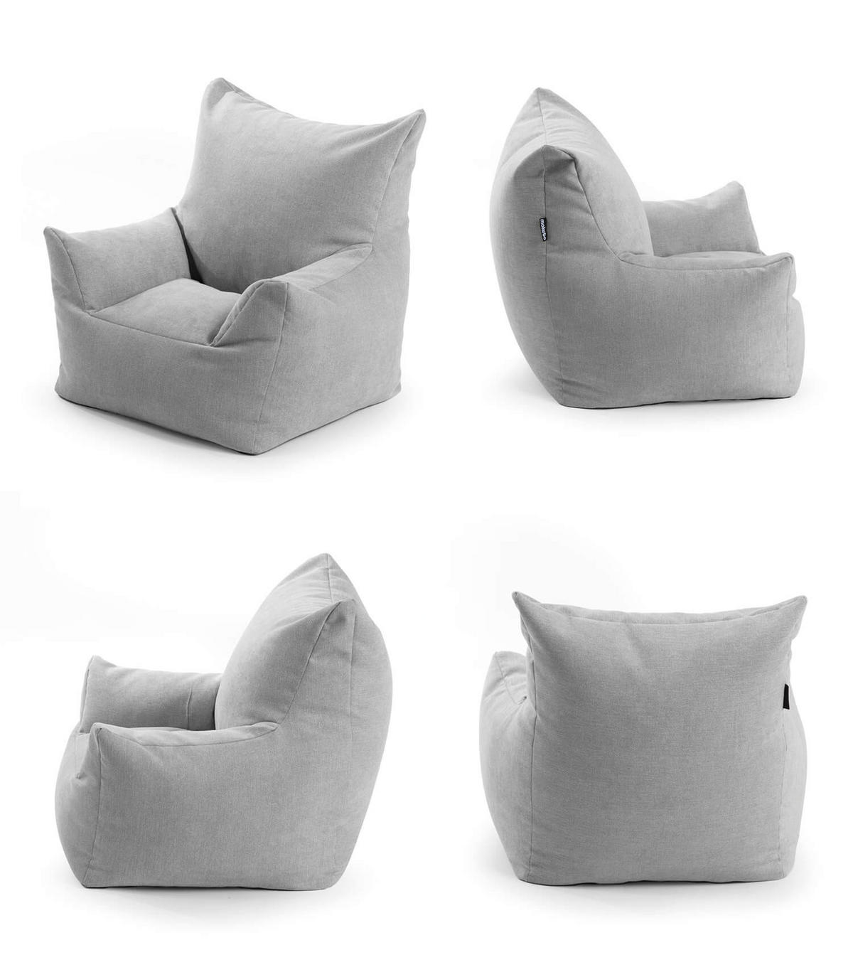 KINDERSESSEL Der Pausenheld - Grau, Textil (52/57/53cm) - Mokebo