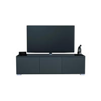 TV-BOARD Elena, Lowboard mit Push-to-Open, Made in Germany, Moderner Fernsehschrank, Anthrazit matt (152,5 x 43 x 37 cm) - Anthrazit, Holzwerkstoff (152.5/43/37cm) - InnoFurn