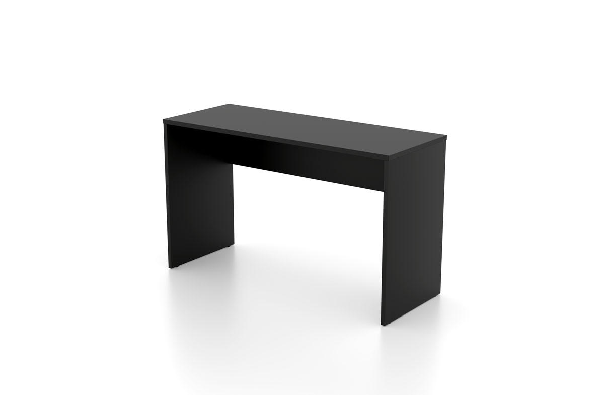 SCHREIBTISCH AMATO 130x50x75 cm Bürotisch Computertisch, Schwarz - Schwarz, Holzwerkstoff (50/130/75cm) - MASSENO