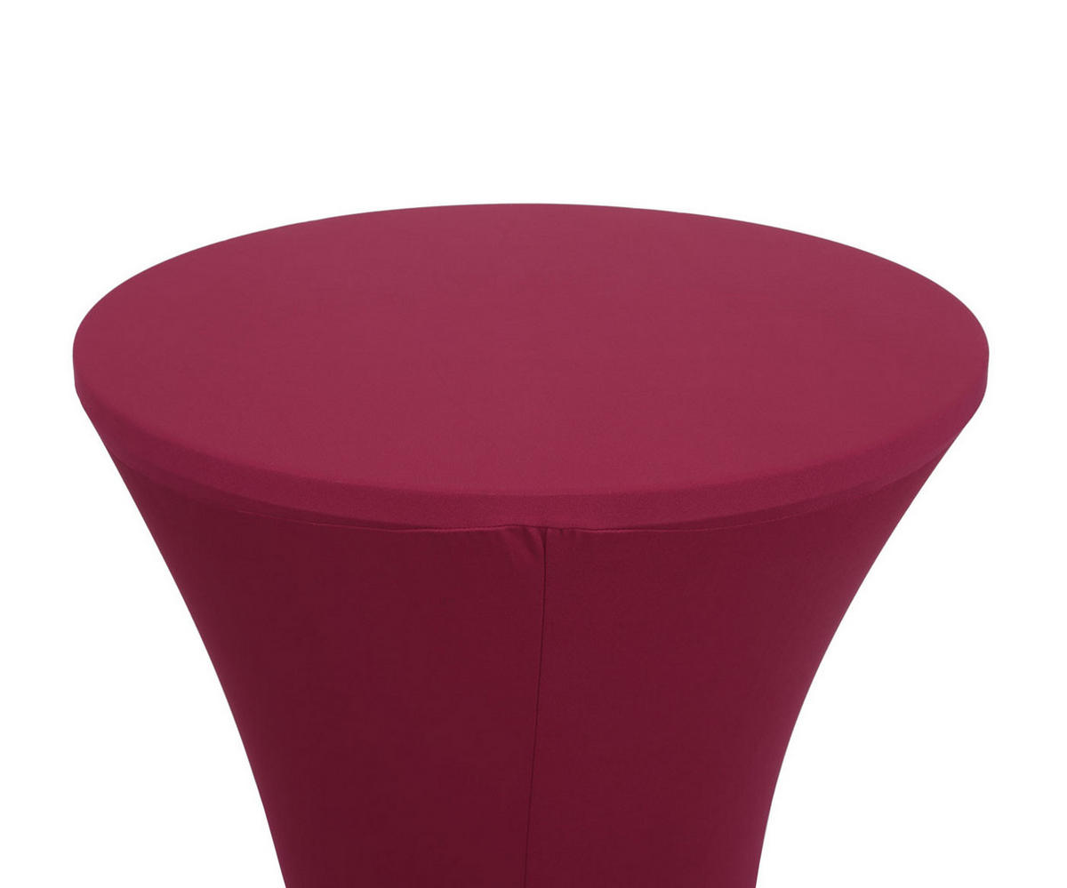 STEHTISCHHUSSE Bordeaux - Bordeaux, Textil (60/60cm) - MCW