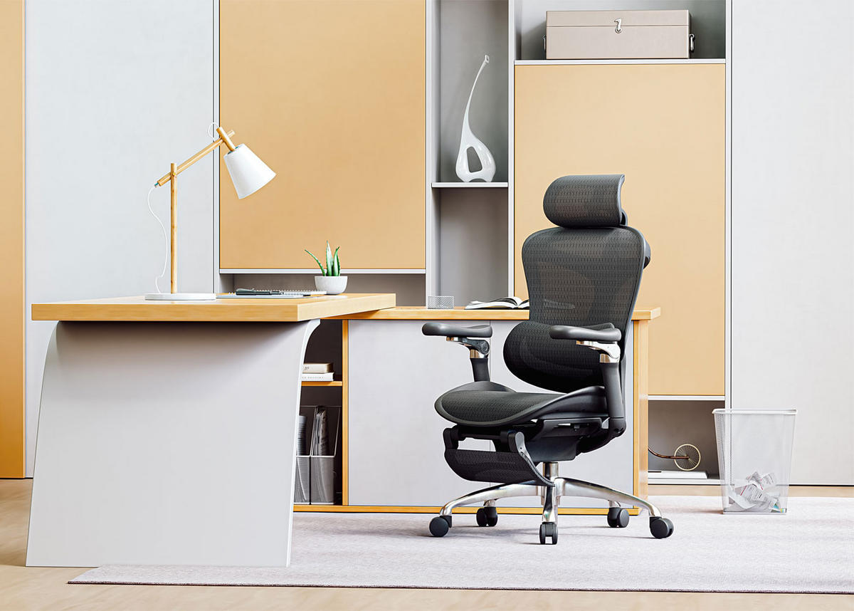 BÜROSTUHL Schwarz - Schwarz, Textil (64/128/143cm) - MCW