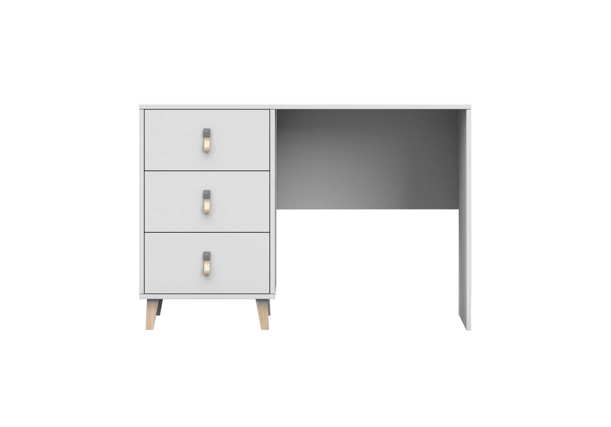 SCHREIBTISCH - FAGO - Weiß, Holzwerkstoff (56/110/75cm) - Möblo