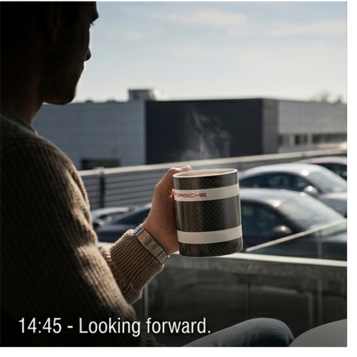 KAFFEEBECHER 919 Mehrfarbig Keramik 500ml - Rot/Schwarz, Keramik (0.5L) - Porsche