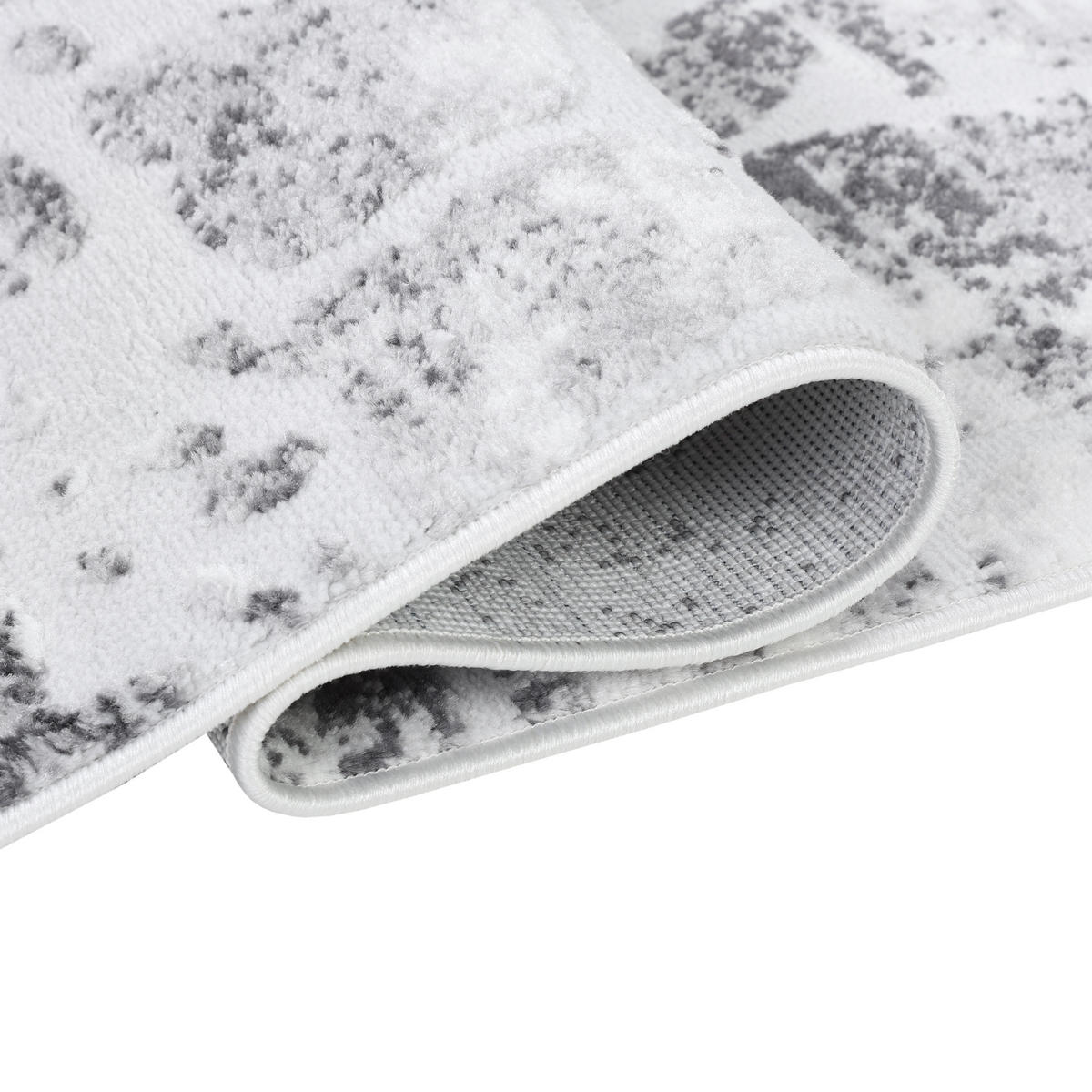 TEPPICHLÄUFER SKY hellgrau vintage 70/400 cm - Hellgrau, Textil (70/400cm) - Tapiso