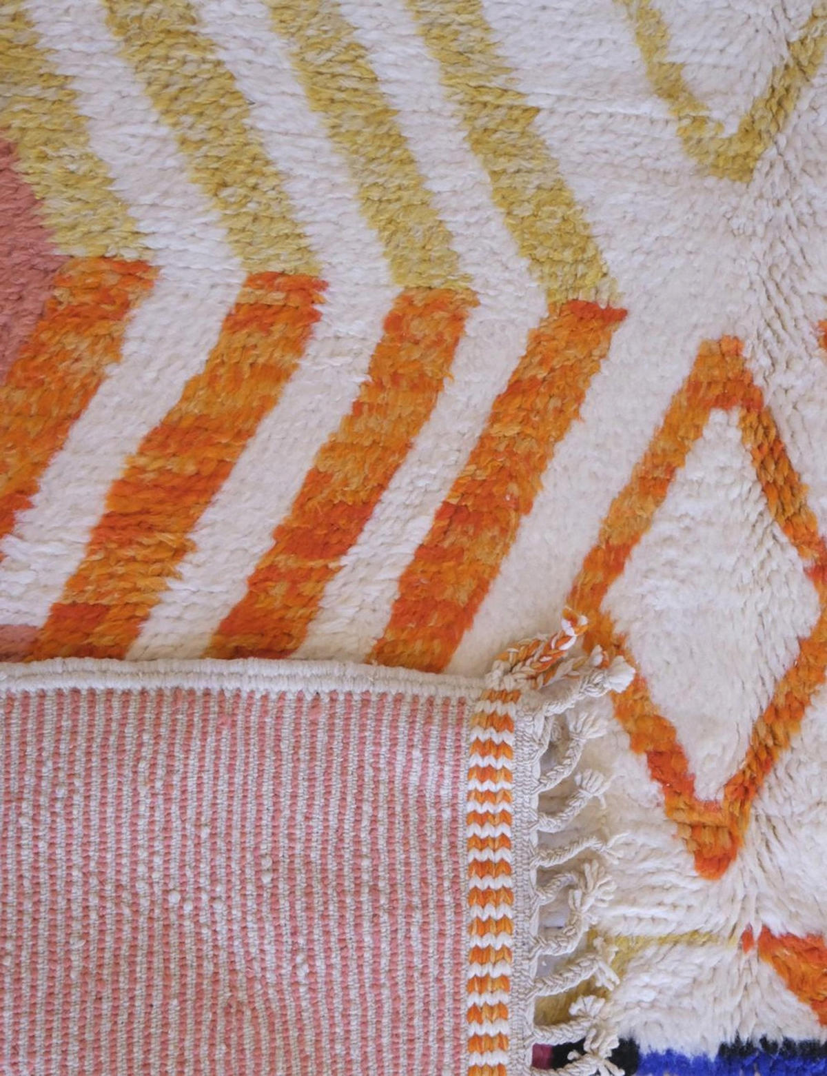 BERBERTEPPICH handgeknüpft Design 200x 300 cm - Multicolor, Naturmaterialien (200/300cm) - AFK Living
