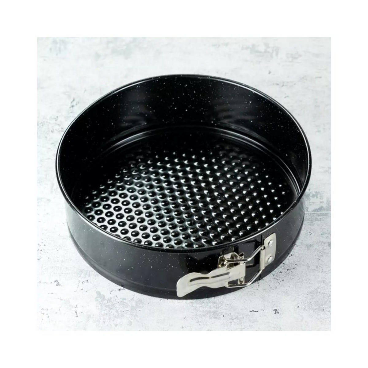 SPRINGFORM Schwarz 22/22/6.8 cm KH1544 - Schwarz, Metall (22/6.8/22cm) - Kinghoff 