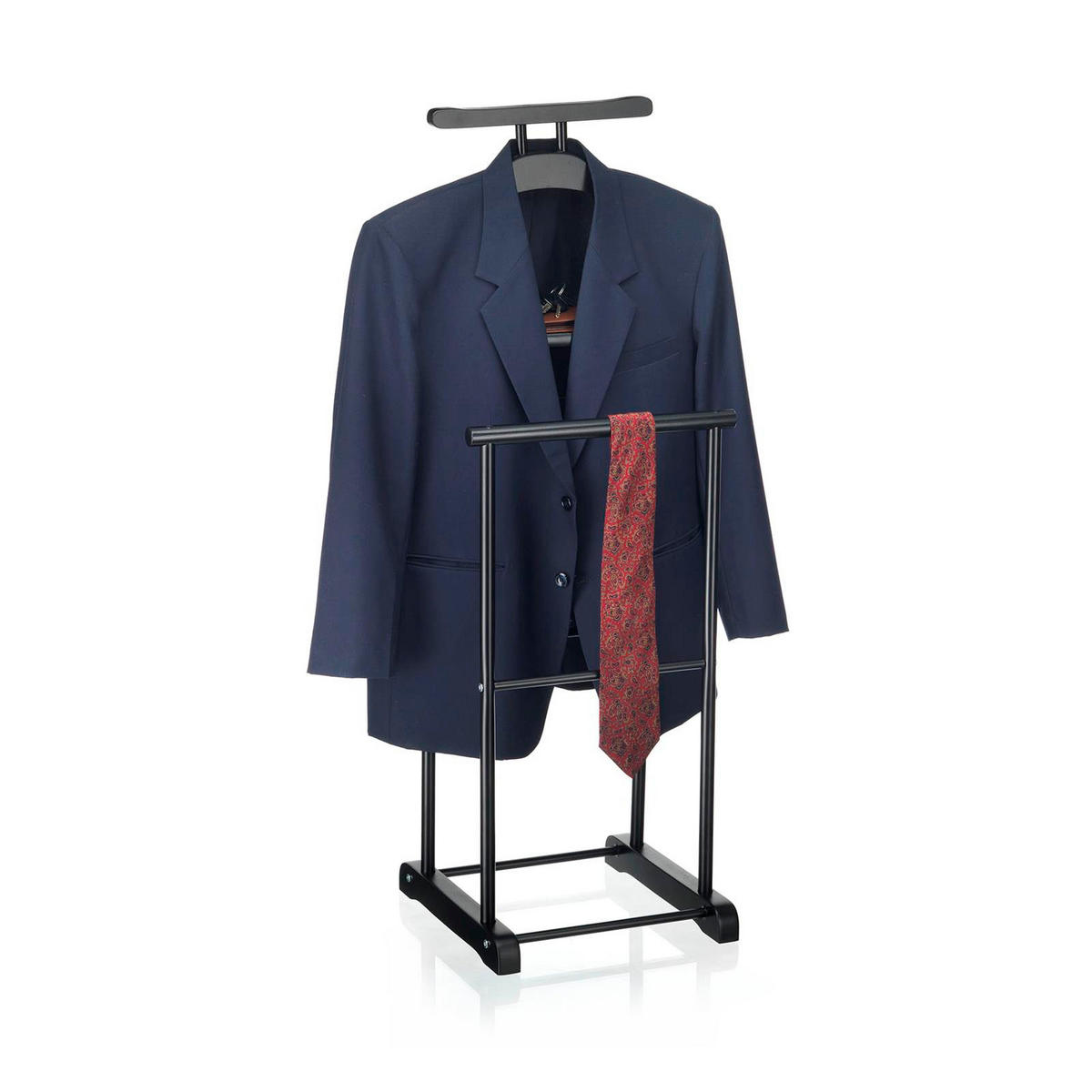 HERRENDIENER MEDINA - Schwarz, Metall (44/105/35cm) - CARO-Möbel