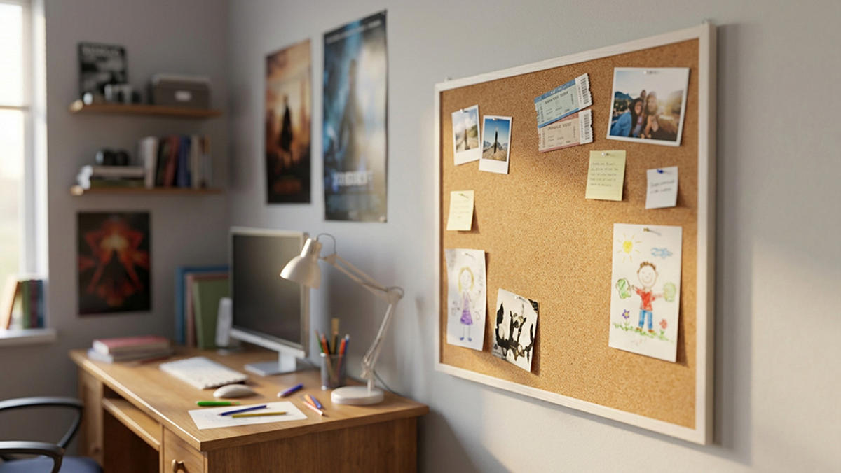 PINNWAND mit weißem Naturholzrahmen 100x80cm - Weiß, Holz (100/80/1.5cm) - ALLboards