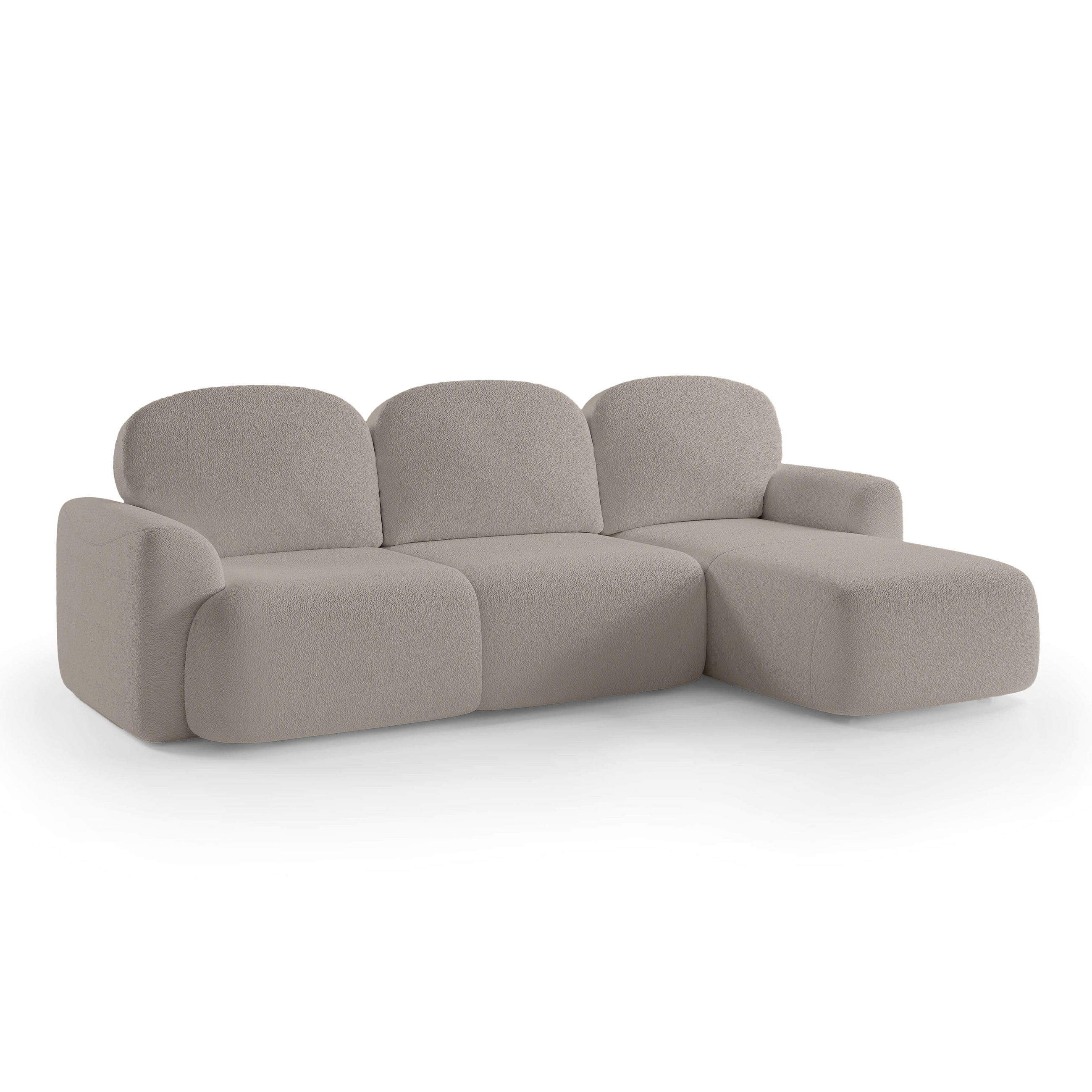 Pillovely Ecksofa Mehrfarbig 260x95x163 cm