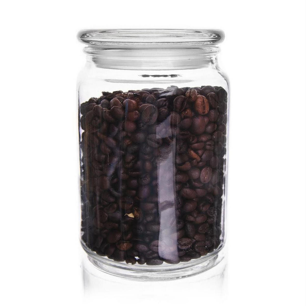 VORRATSGLAS rund 750 ml Transparent - Transparent, Glas (10/14/10cm) - Orion 
