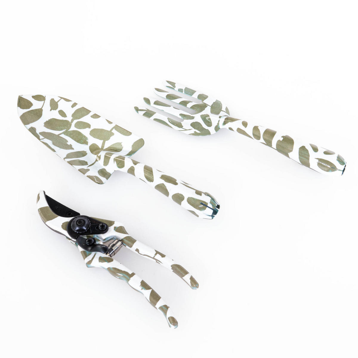 GARTENWERKZEUGE Lilly 3er-Set - Grün, Metall (8/4/28cm)