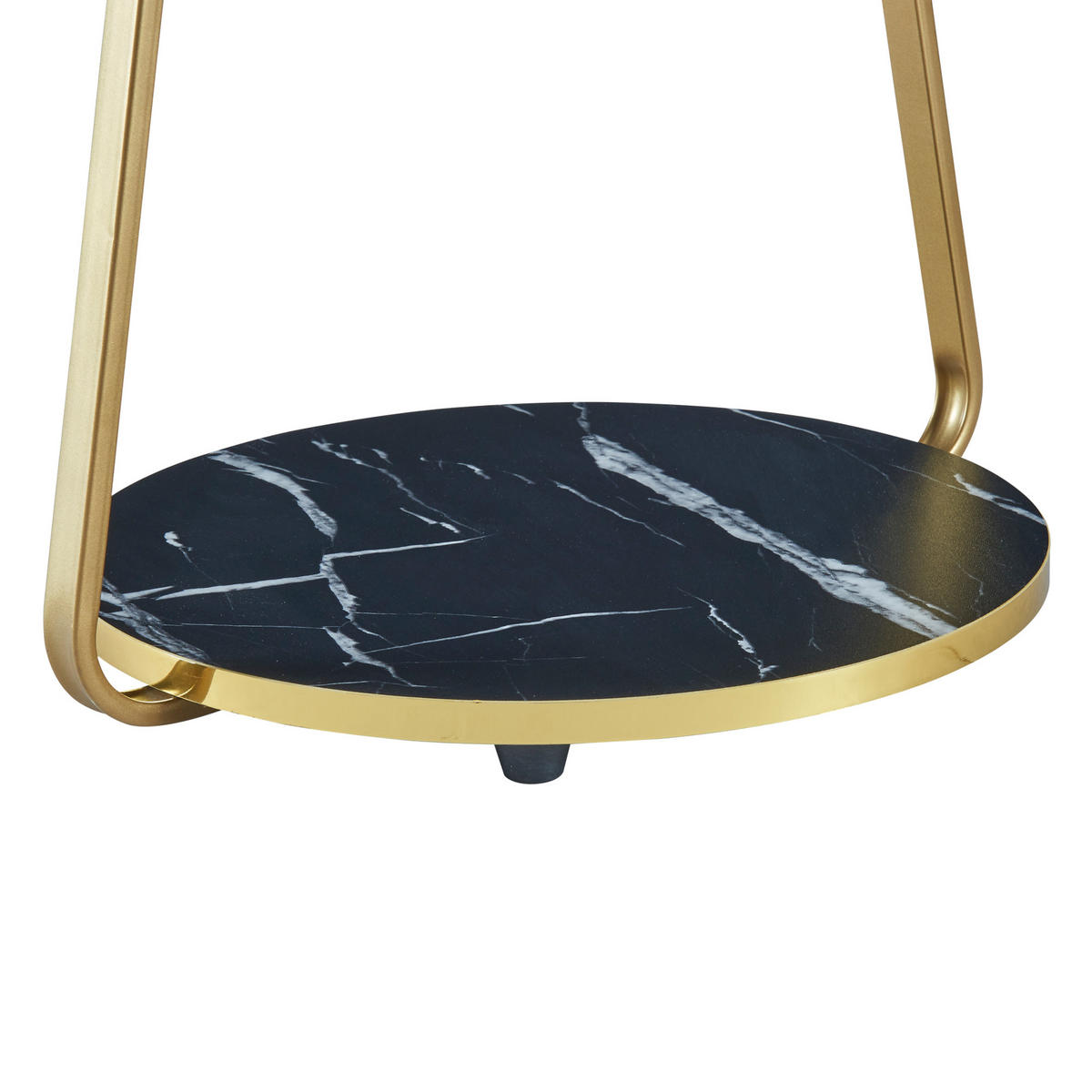 BEISTELLTISCH Sipoo - Schwarz, Holzwerkstoff (37/46/74cm) - [en.casa]