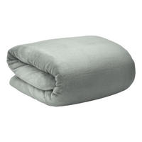 DECKE Aurelia 150/200 cm Hellgrau - Hellgrau, Textil (200/150cm) - Beautissu 
