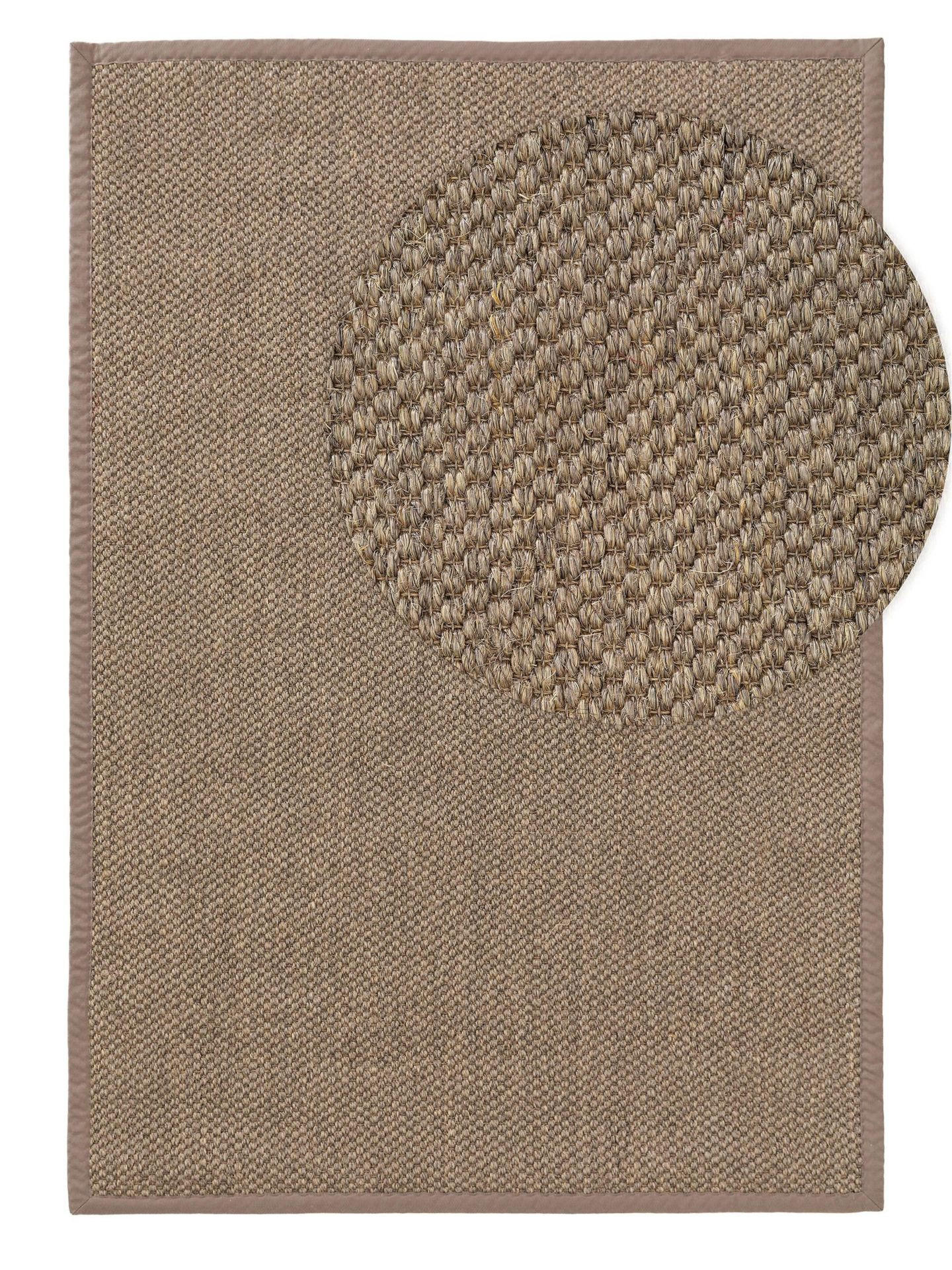 SISAL koberec Greta Sivá 240x340 cm - sivá, plast/prírodné materiály (240/1cm) - KUNSTLOFT