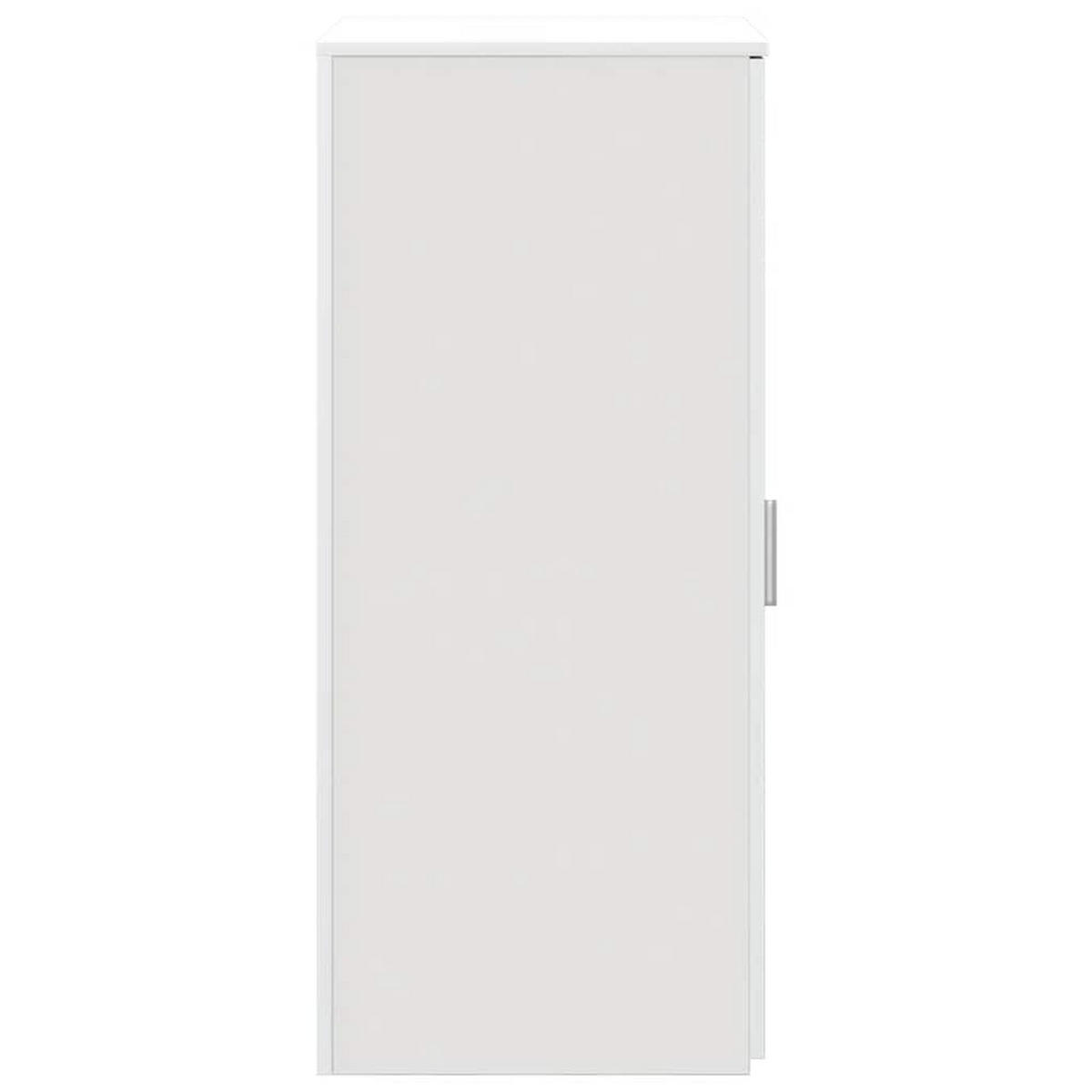 LAGERSCHRANK Weiss 50/45/103,5 Cm Holzwerkstoff - Weiß, Holzwerkstoff (45/103.5/50cm) - vidaXL