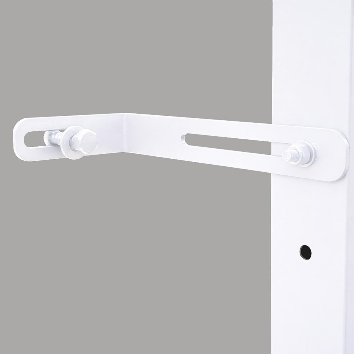 WASCHMASCHINENREGAL 73x64x110 cm - Weiß, Metall (73/110/64cm) - QUICK STAR