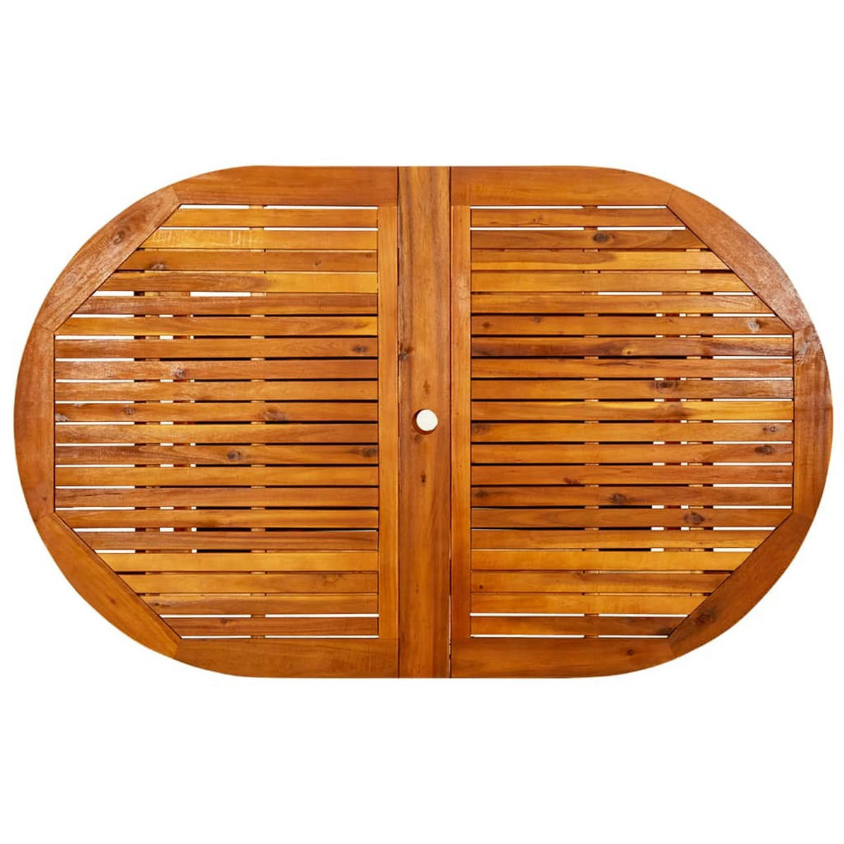 GARTEN-ESSTISCH (160-240)X100/75 Cm Massivholz Akazie - Braun, Holz (240/100/75cm) - vidaXL