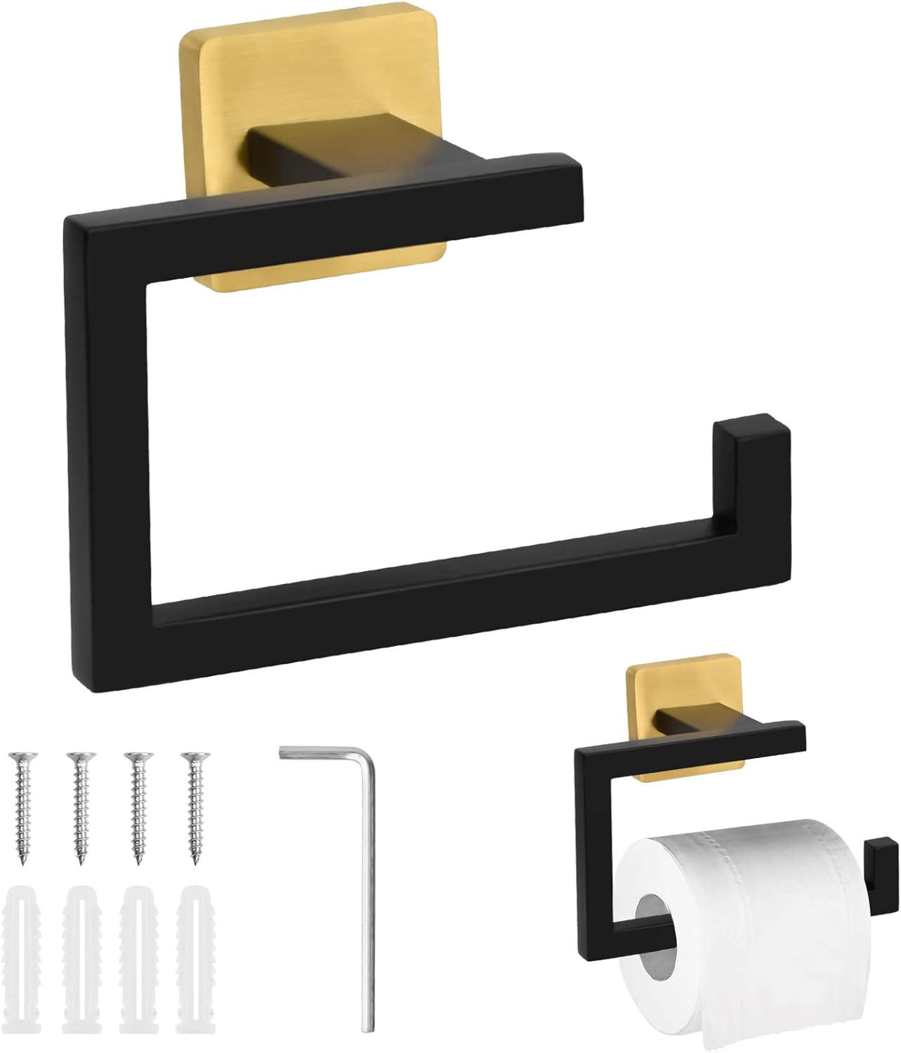 TOILETTENPAPIERHALTER, Toilettenpapierhalter - Schwarz, Metall (7/11/14.5cm) - BELZ
