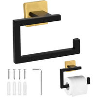 TOILETTENPAPIERHALTER, Toilettenpapierhalter - Schwarz, Metall (7/11/14.5cm) - BELZ