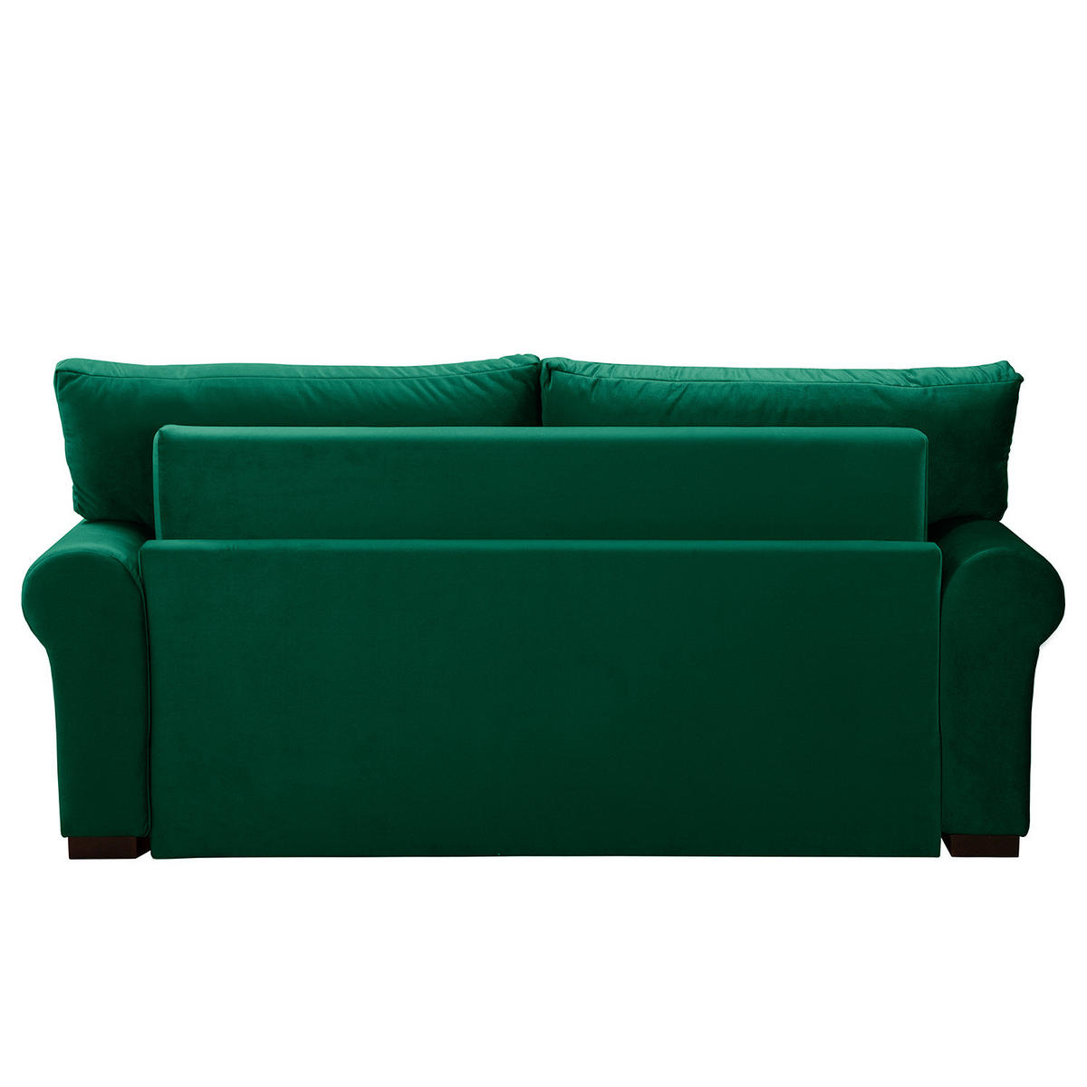 SCHLAFSOFA - Transparent/Grün, Birkenholz/Textil (205/95/90cm) - home24