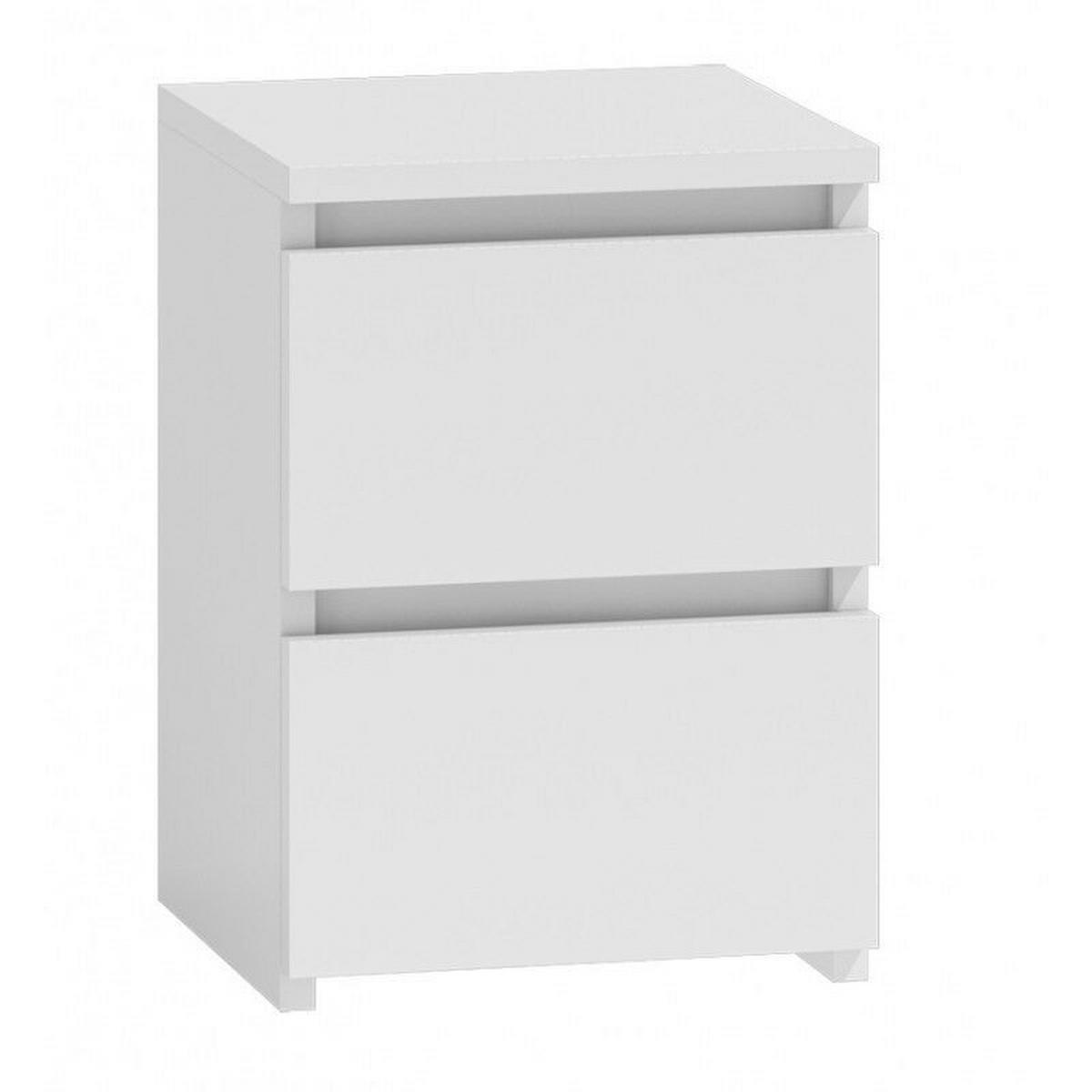NACHTTISCH bella2 weiss - Weiß, Holzwerkstoff (30/40/30cm) - roe furniture