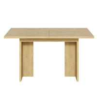ESSTISCH 80/180/75 cm Eichefarben aus MDF mit 30 mm Tischplatte - Eichefarben, Holzwerkstoff (180/80/75cm) - OKWISH