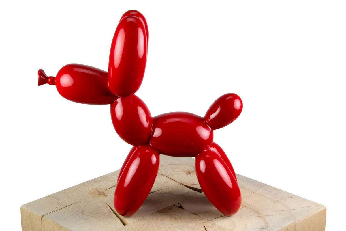 SKULPTUR Rot 28/26 cm - Rot, Stein (0.95/26/10cm) - KUNSTLOFT