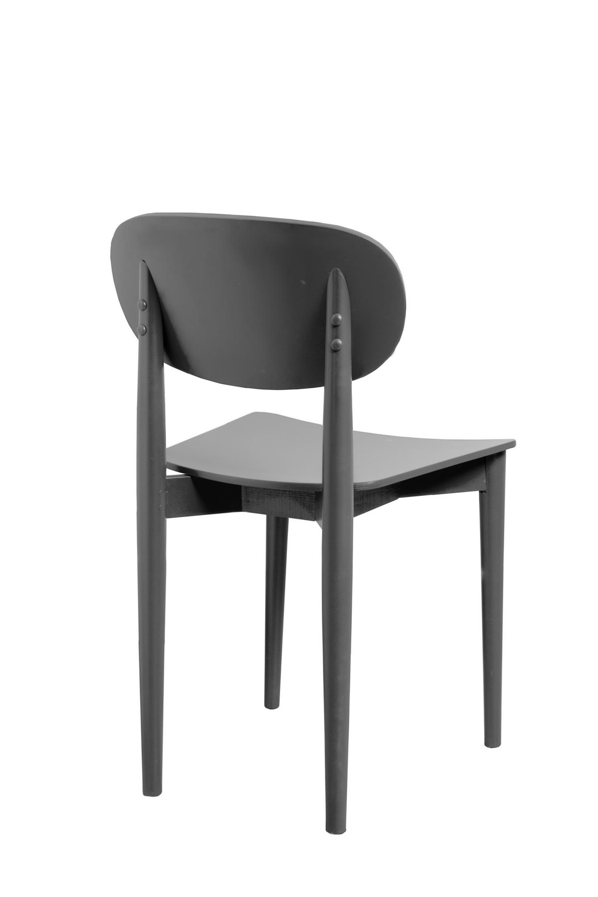 STUHL aus massivem Buchenholz in warmes grau SANDRO - Grau, Holz (43/80/50cm) - RNT By Really Nice Things