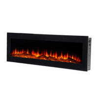 ELEKTROKAMIN Cortina B110 cm - Schwarz, Metall (12/110cm) - Sedex