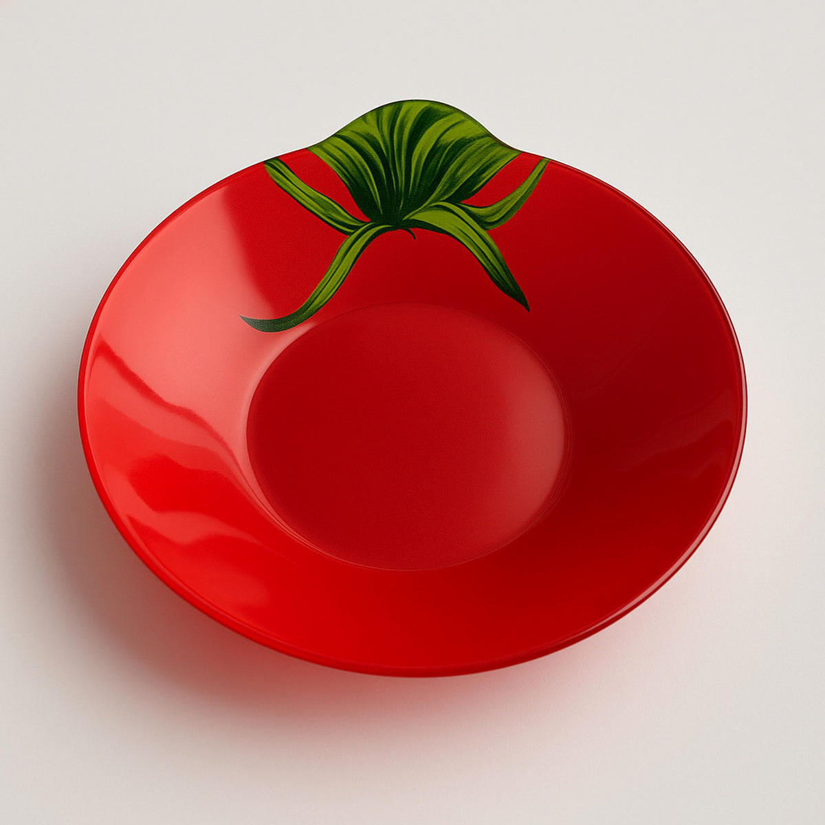 SERVIERSCHALE Aria Fresh Rot 20,5x22xh4 cm Glas - Rot, Glas (22/4/20.5cm) - Mondex