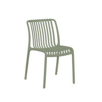 STUHL FÜR DRAUSSEN Ollie Grün 45 cm x 78 cm - Grün, Kunststoff (45/78/62cm) - Klast Home