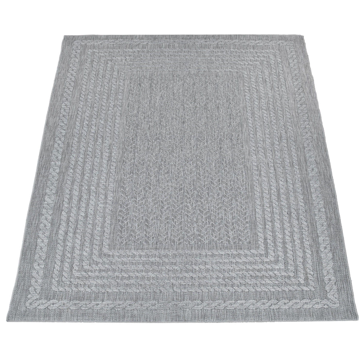 OUTDOORTEPPICH 200/290 cm Liege 390 - Grau, Textil (200/290cm) - Paco Home