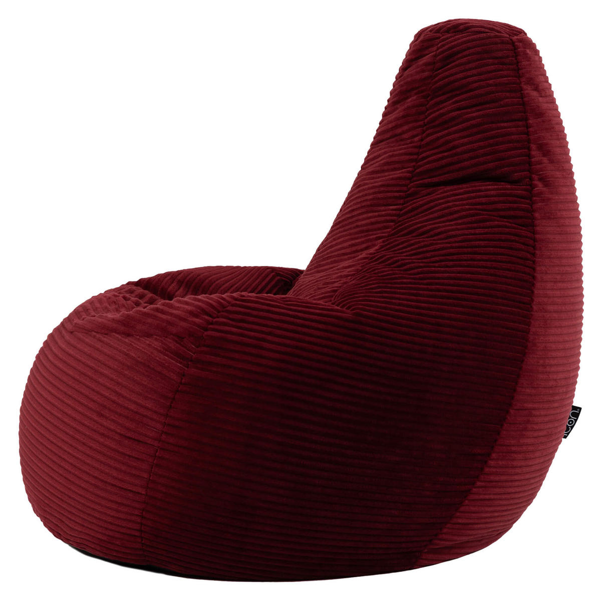 SITZSACK Sessel aus Cord 2-tlg. - Bordeaux, Kunststoff (90/73/84cm) - icon