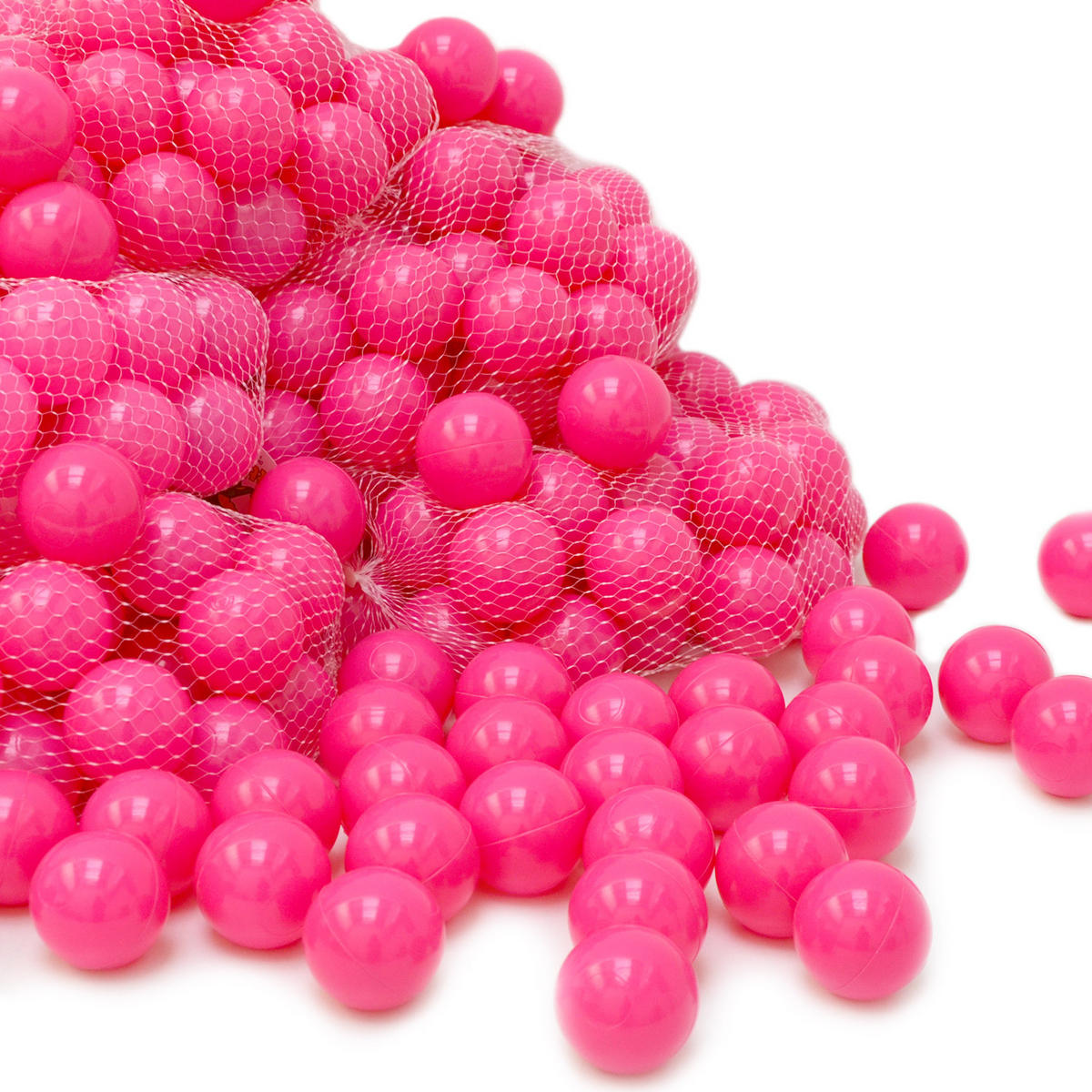 BÄLLEBAD-BÄLLE 50 Stück, Pink, 5.5 cm - Pink, Kunststoff (5.5/5.5/5.5cm) - Littletom